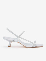 Reformation Serenity Bare Sandal - Silver