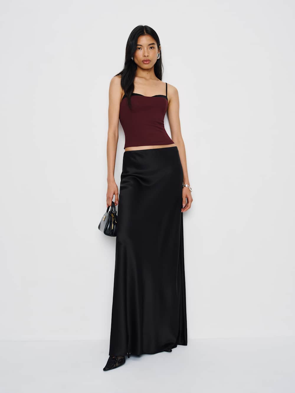 Reformation Melanie Top - Wine