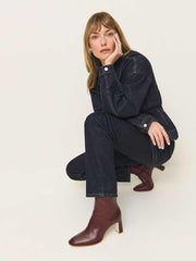 Reformation Gillian Ankle Boot - Ruby