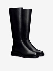 Reformation Nancy Knee Boot - Black Leather