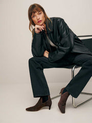 Reformation Roberta Ankle Boot - Boss Suede