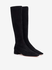 Reformation Raven Knee Boot - Black Suede