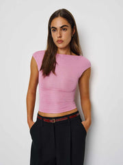 Reformation Darra Knit Top - Pink