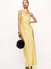 Reformation Oren Silk Dress - Sunshine