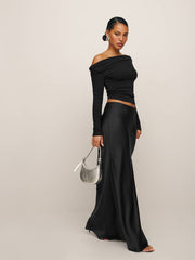 Reformation Elio Knit Top - Black