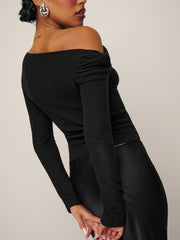 Reformation Elio Knit Top - Black