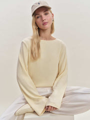 Reformation Eternity Knit Top - Custard