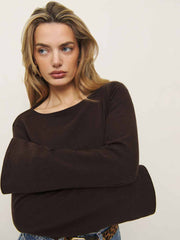 Reformation Eternity Knit Top - Mole