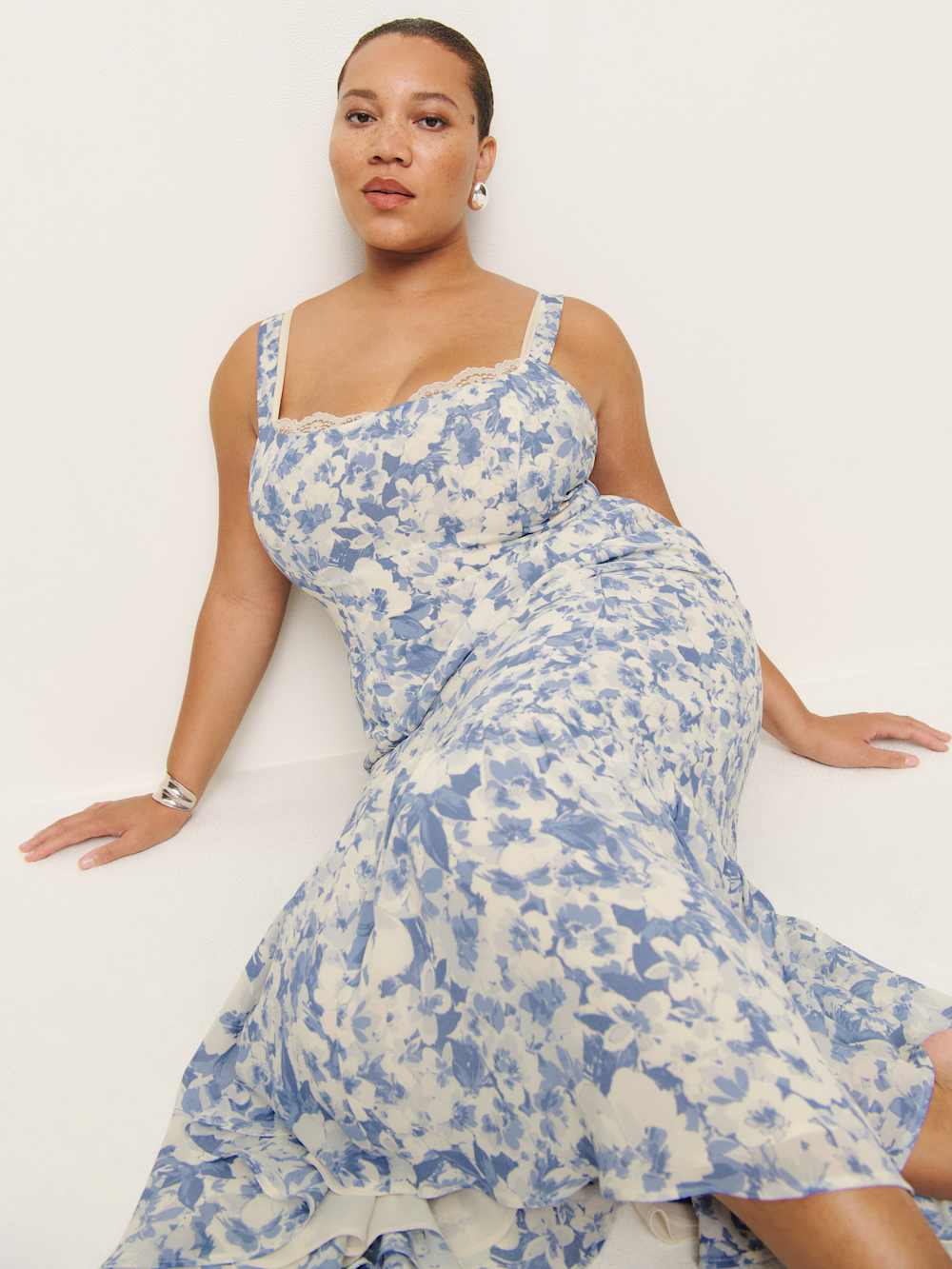 Reformation Irisa Dress Es - Larkspur
