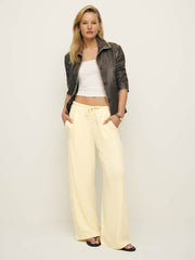Reformation Olina Knit Pant - Custard