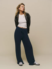 Reformation Olina Knit Pant - Midnight
