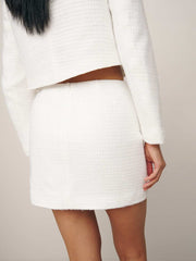 Reformation Aurelia Skirt - White