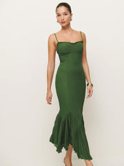 Reformation Aiko Dress - Moss