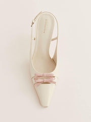 Reformation Noreen Slingback Pump - Almond Alabaster