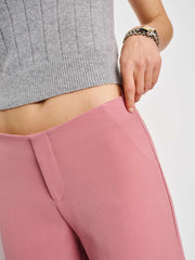 Reformation Vida Low Rise Pant - Dried Rose