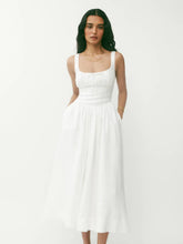Reformation Balia Linen Dress - White