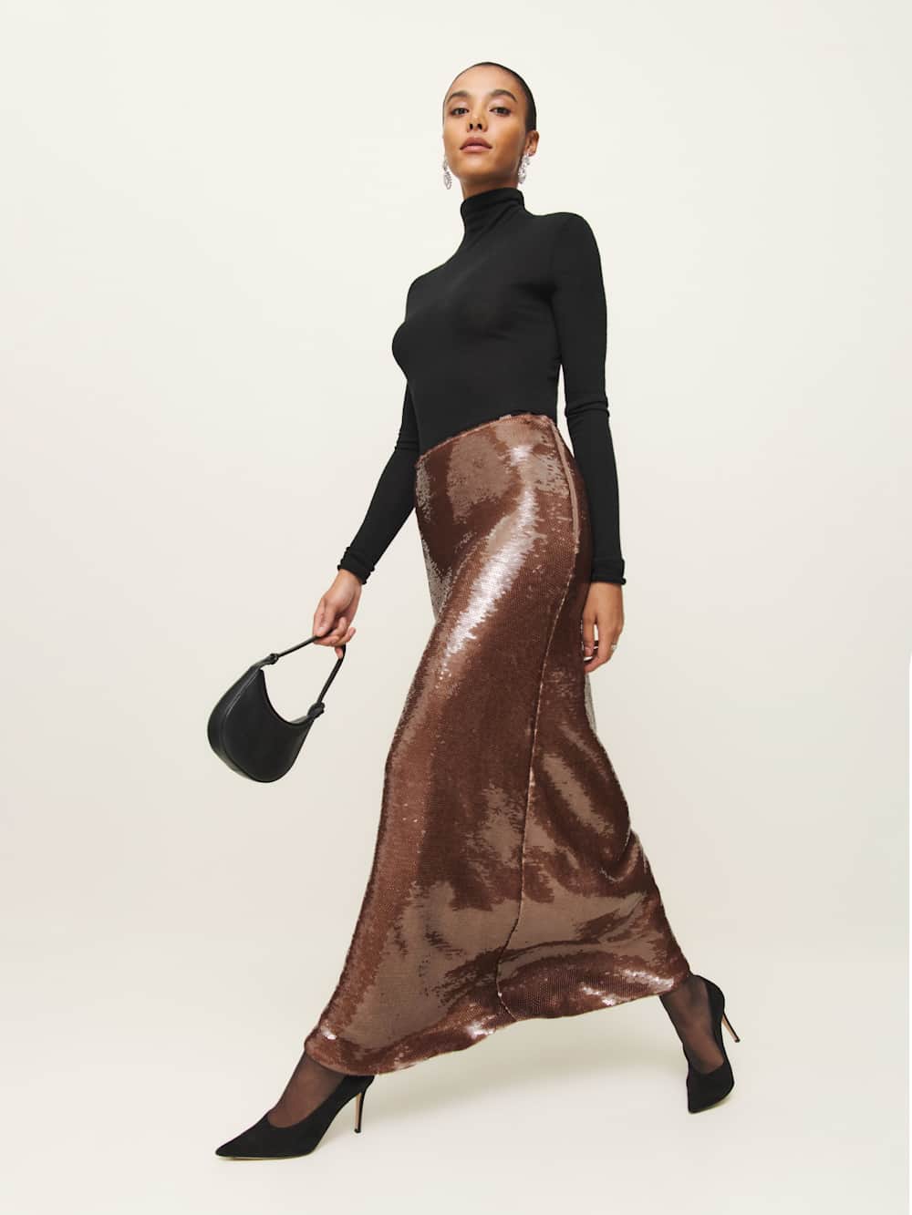 Reformation Gabriella Skirt - Terra