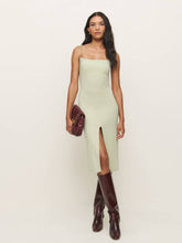 Reformation Pavia Knit Dress - Dried Herbs