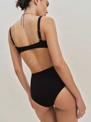 Reformation Azure Bikini Bottom - Black