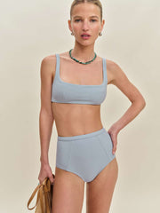 Reformation Azure Bikini Bottom - Mineral