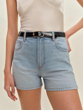 Reformation Norah Stretch High Rise 3.5” Jean Shorts - Cedar