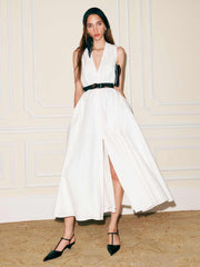Reformation Downing Dress - White
