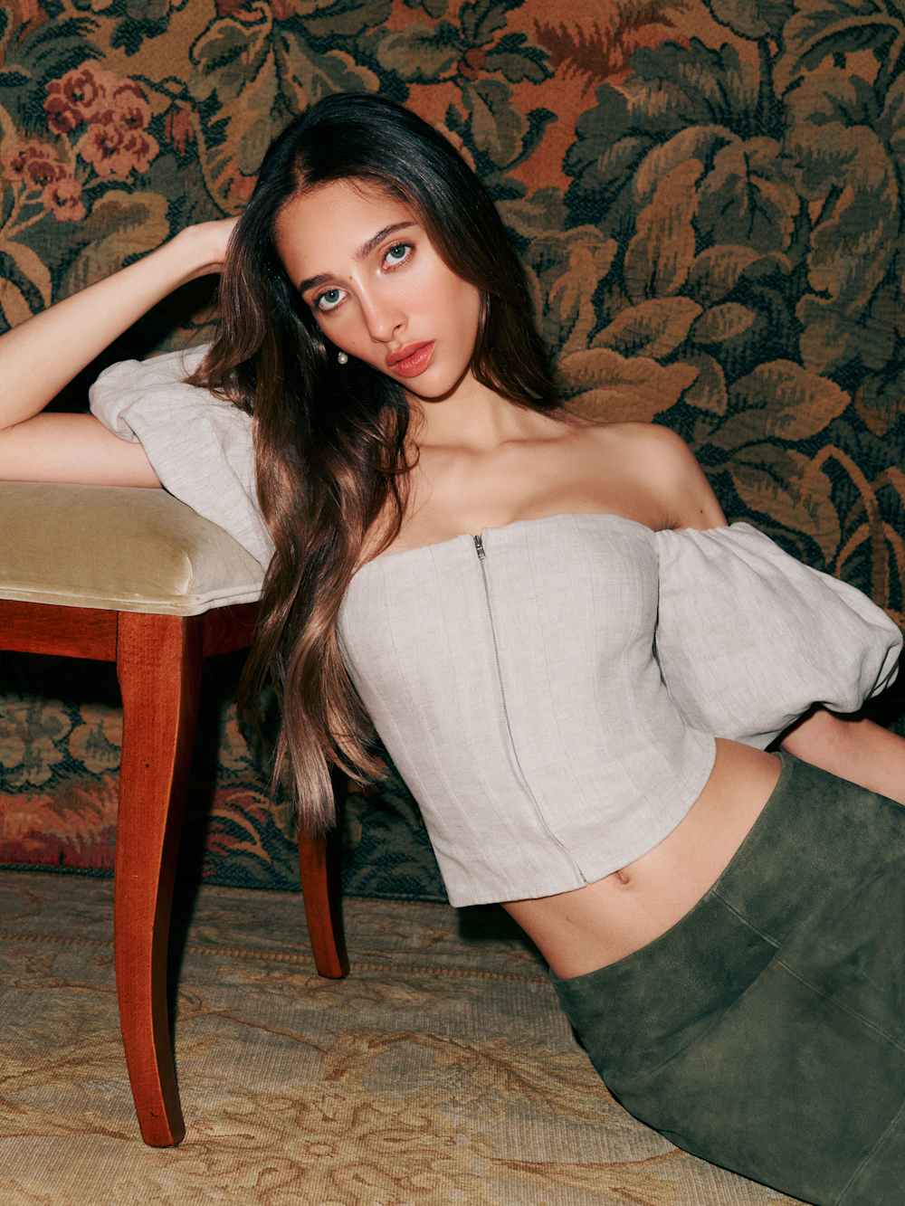 Reformation Thayer Top - Oatmeal