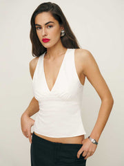Reformation Meg Top - White