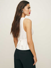 Reformation Meg Top - White