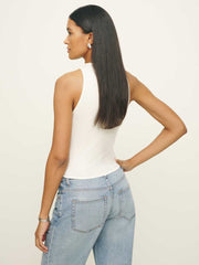 Reformation Bowie Knit Top - Fior Di Latte