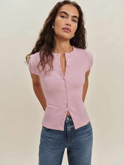 Reformation Raelynn Knit Top - Babygirl