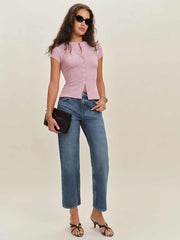 Reformation Raelynn Knit Top - Babygirl