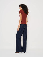 Reformation Raelynn Knit Top - Chianti