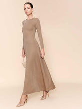 Reformation Kori Knit Dress - Beige Sparkle