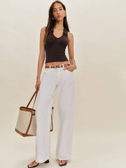 Reformation Austine Knit Top - Mole