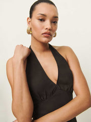 Reformation Delanie Dress - Mole