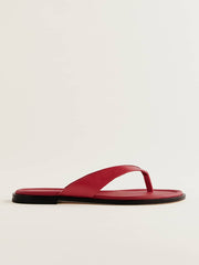 Reformation Jessie Thong Sandal - Lipstick Leather