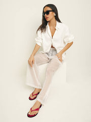 Reformation Jessie Thong Sandal - Lipstick Leather