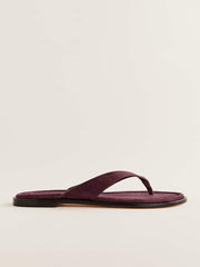 Reformation Jessie Thong Sandal - Ruby Suede