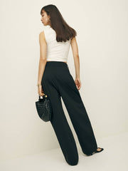 Reformation Danielle Oversized Pant - Black
