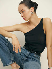 Reformation Maddie Knit Top - Black