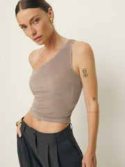 Reformation Maddie Knit Top - Taupe