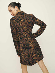 Reformation Eleonore Jacket - Leopard