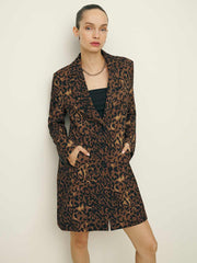 Reformation Eleonore Jacket - Leopard