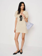 Reformation Kaylia Dress - Salt And Pepper