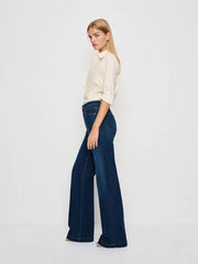 Reformation Bex Super Stretch High Rise Wide Leg Jeans - Wheeler