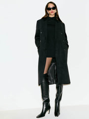 Reformation Lucas Coat - Black