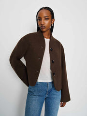 Reformation Owen Jacket - Brown