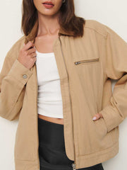 Reformation Harrison Utility Jacket - Alder