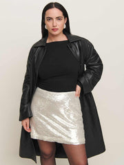 Reformation Carla Low Waist Skirt Es - Prism